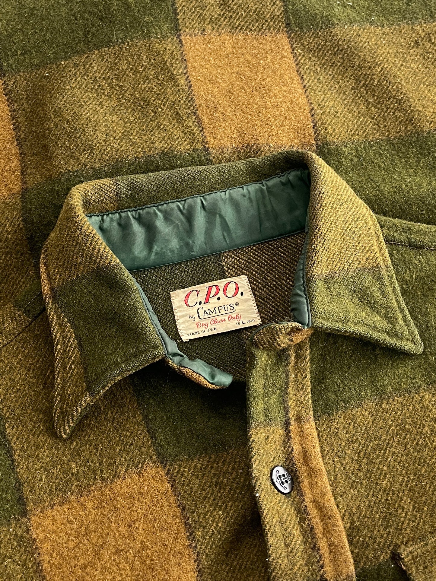 60's C.P.O. Wool Overshirt [L]