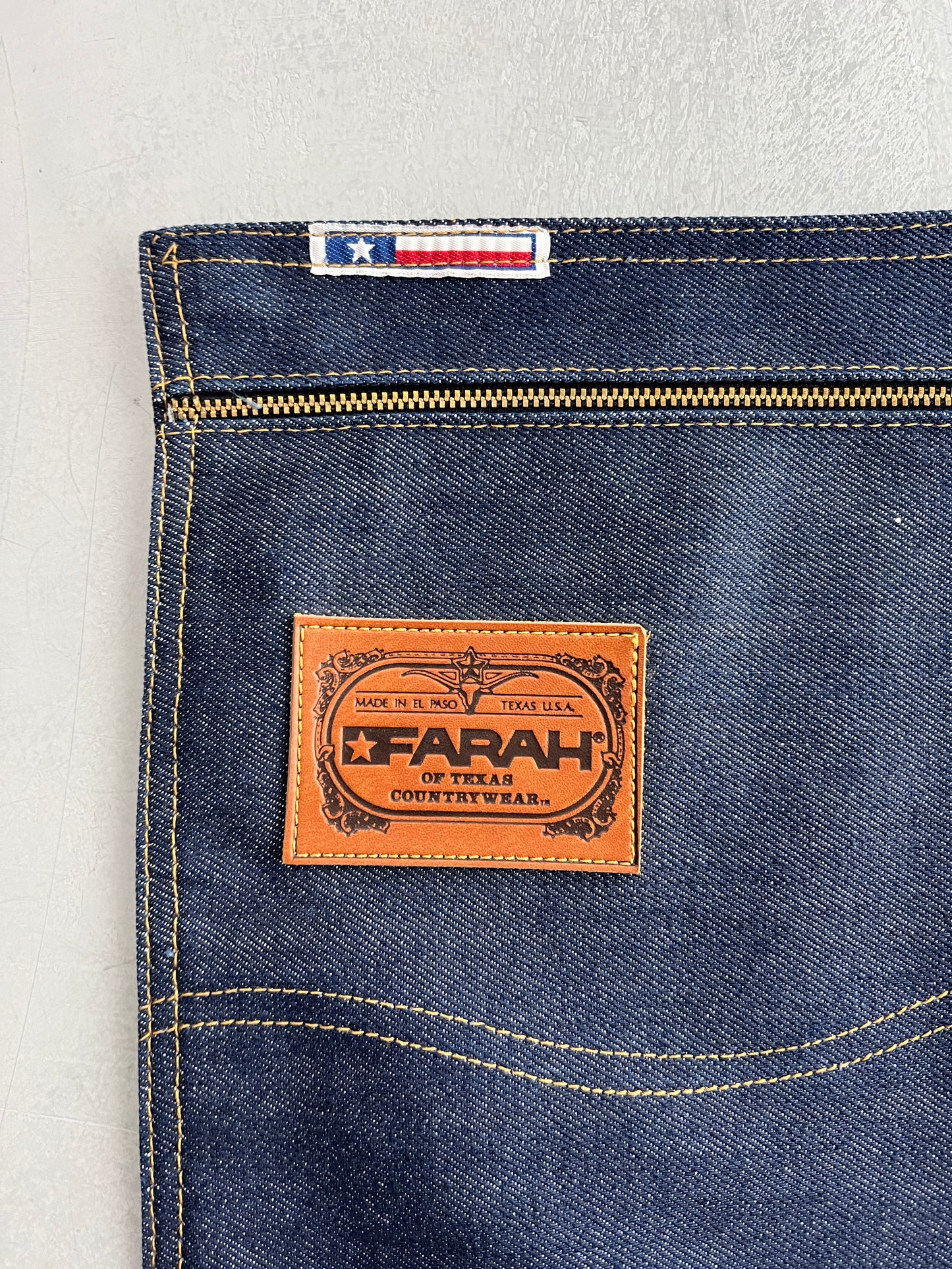 Farah Denim Pouch