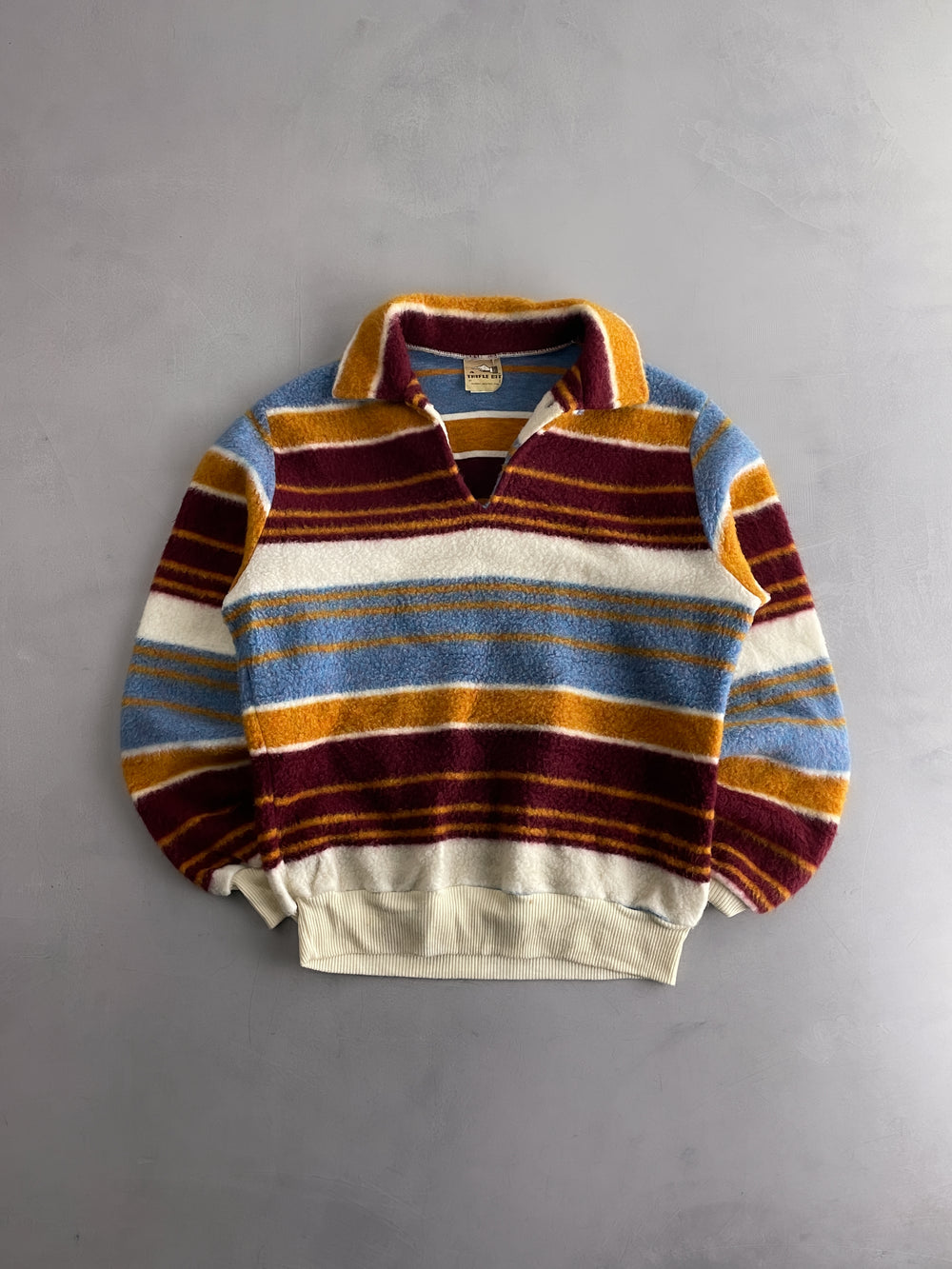 70's "A Trifle Bit" Fleece Pullover [M]