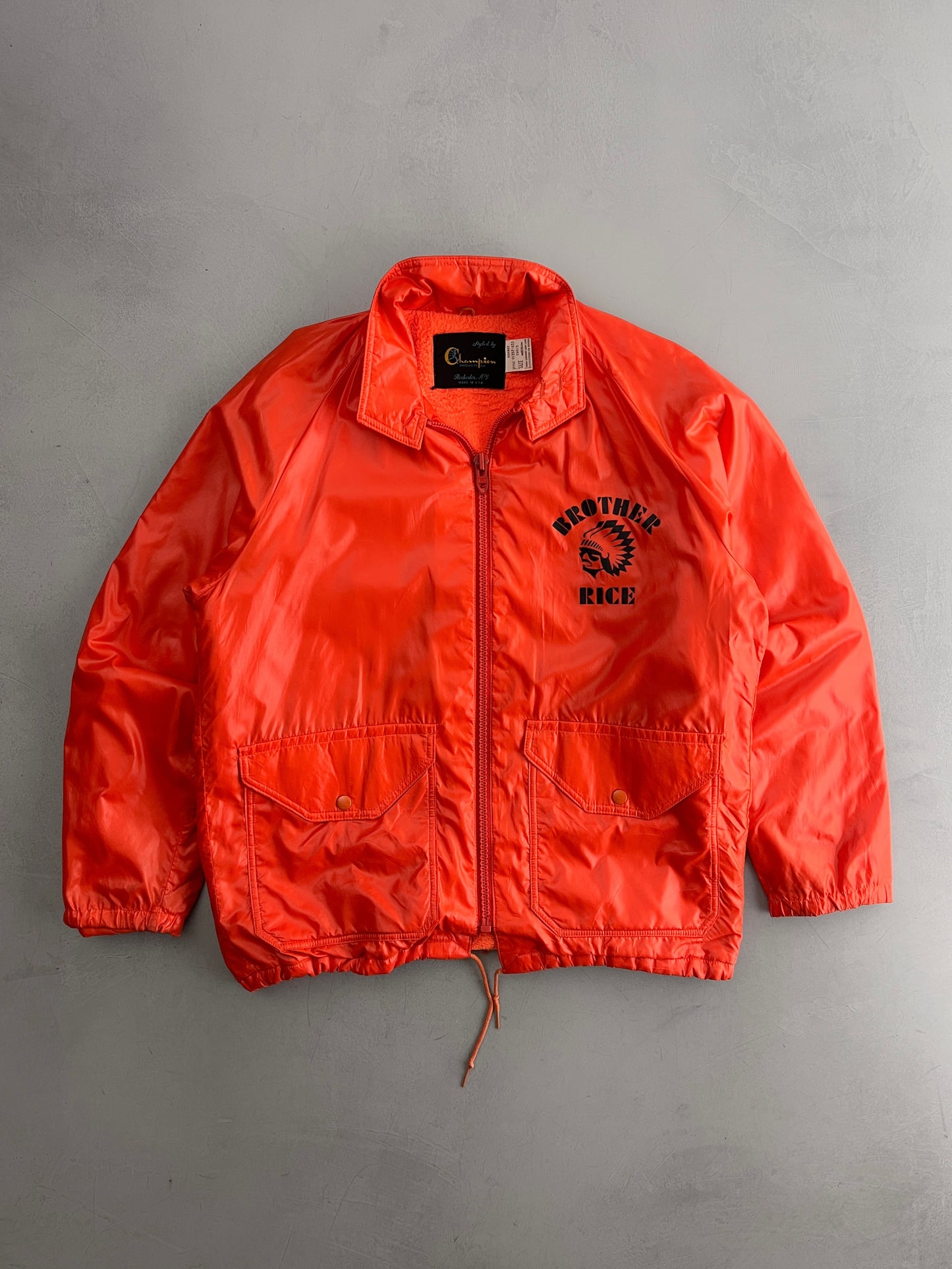 70's Champion Running Man 'Brother Rice' Windbreaker [L]