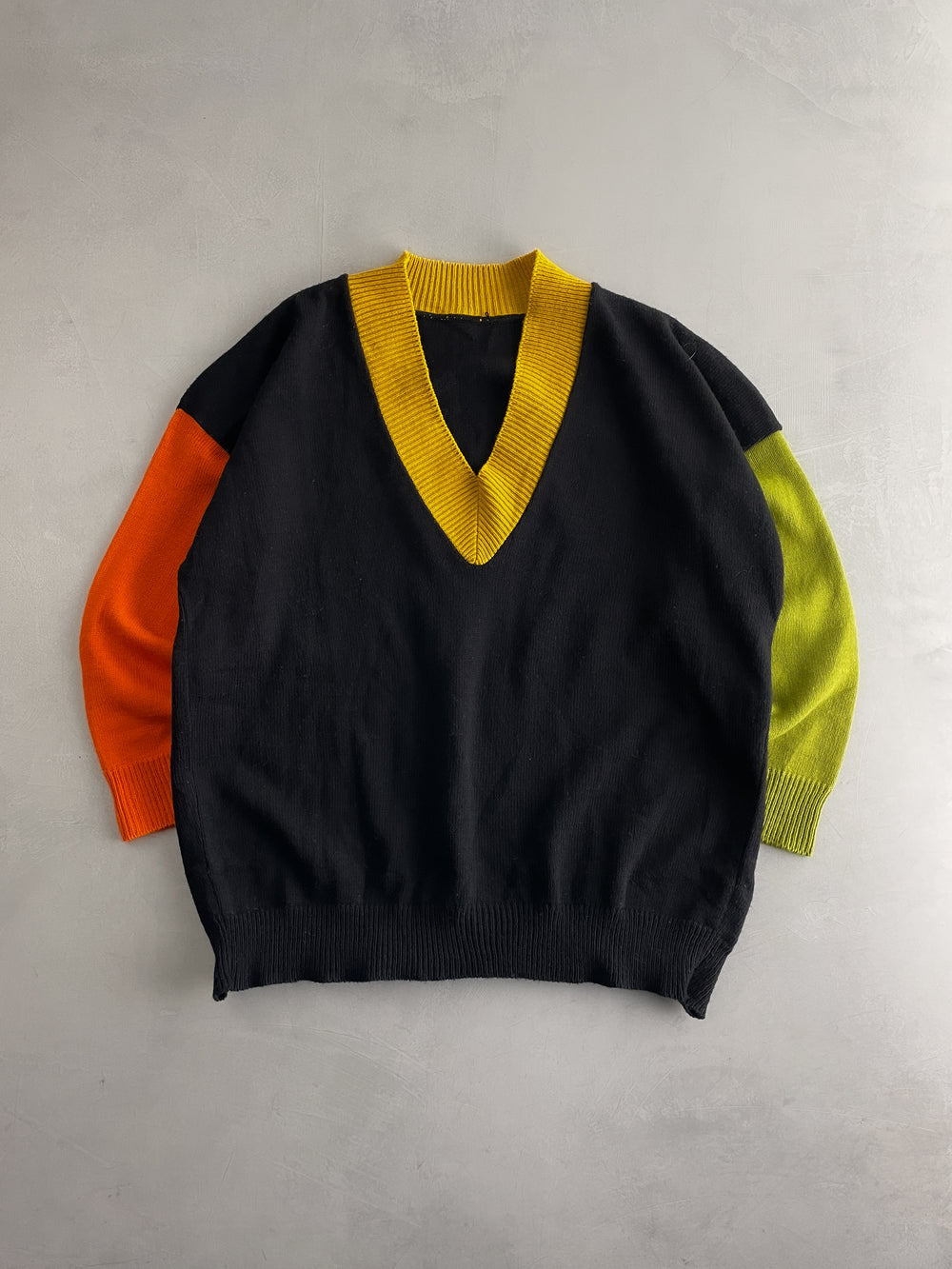 60's Multi-tone Knit [L]