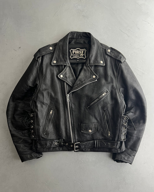 '94 Airbrush Ozzy 'Doves Revenge' Motocycle Jacket [L]