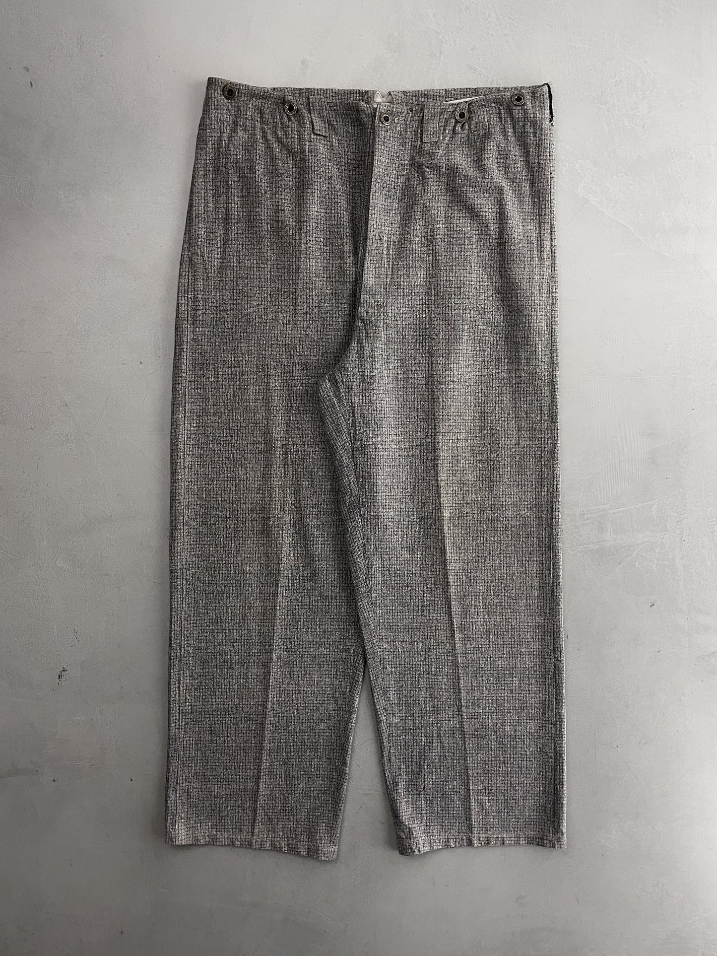 Wide Leg French Slacks [36"]
