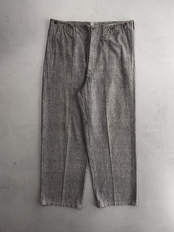 Wide Leg French Slacks [36"]