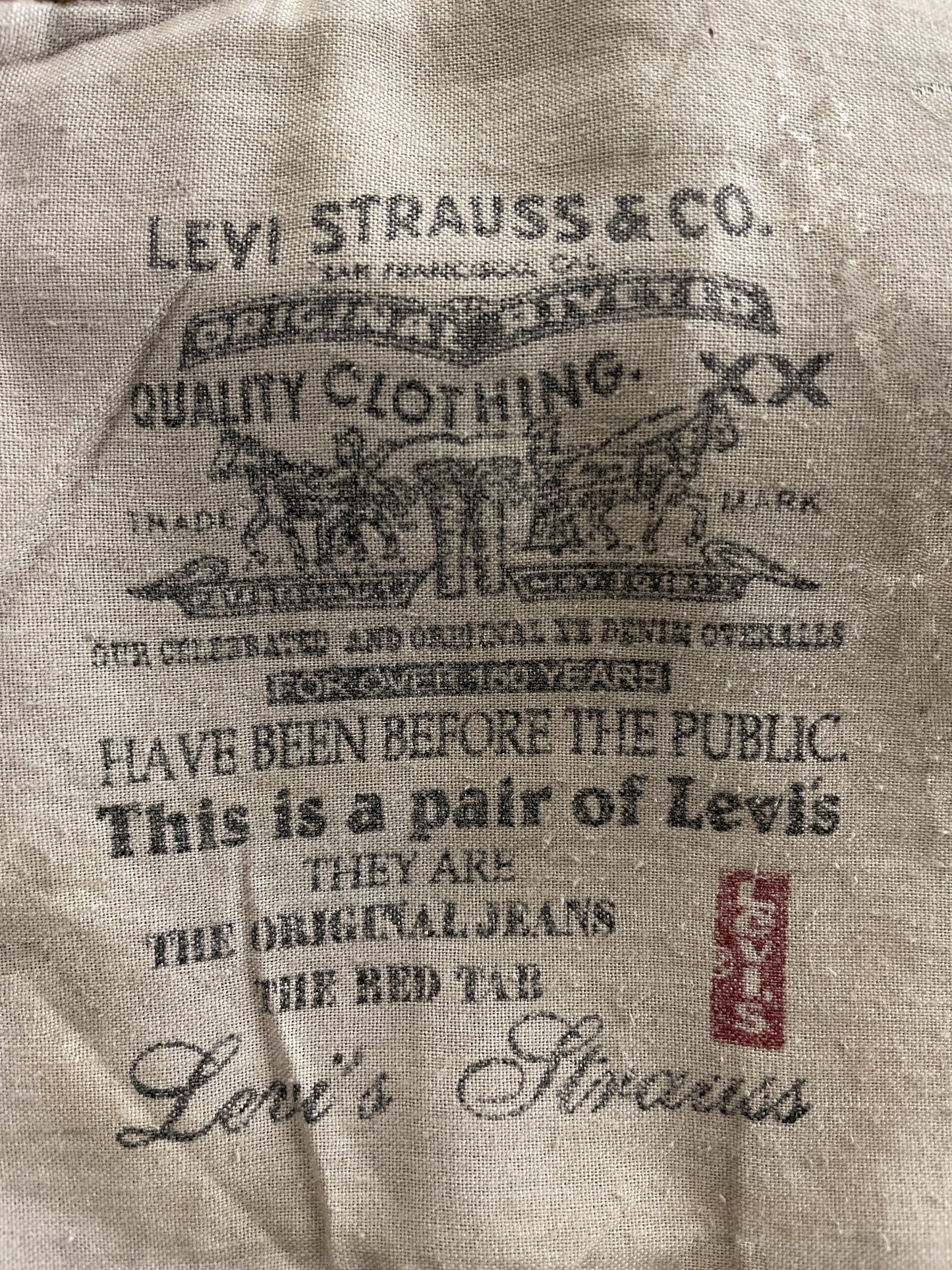 Made in USA Levi's 501's [33"]