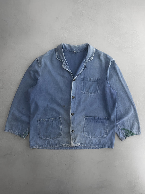 Faded French Workwear Jacket [XL]