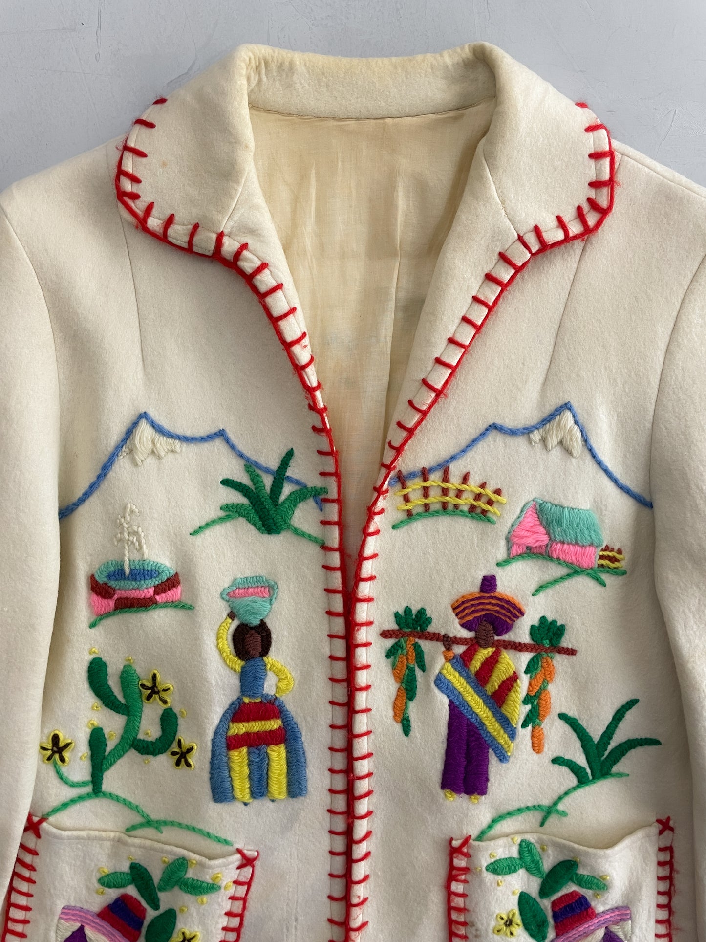 Wool Mexican Folk Jacket [S]