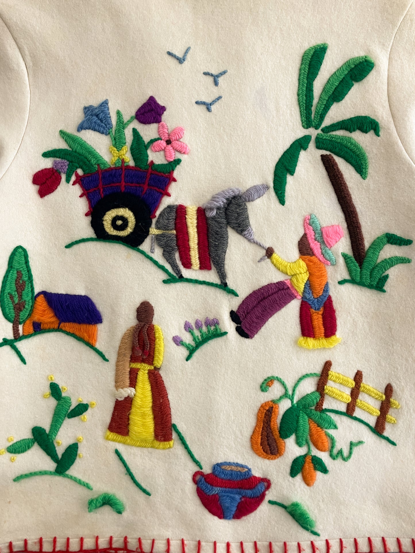 Wool Mexican Folk Jacket [S]