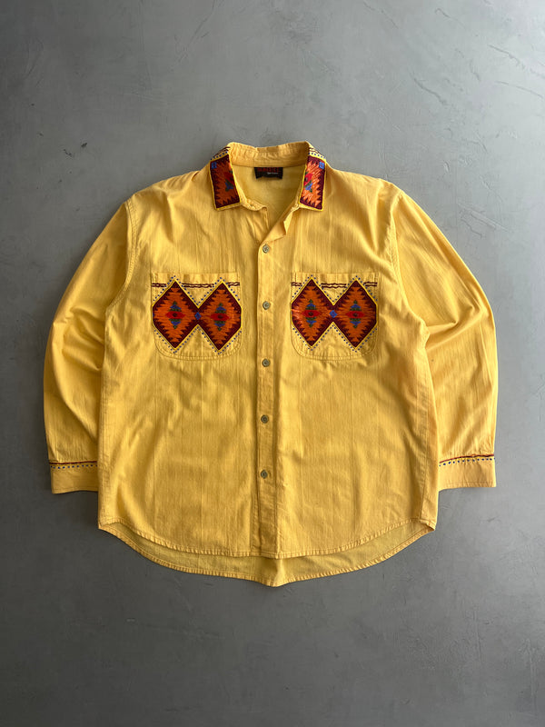 Hand-Painted Western Shirt [M/L]