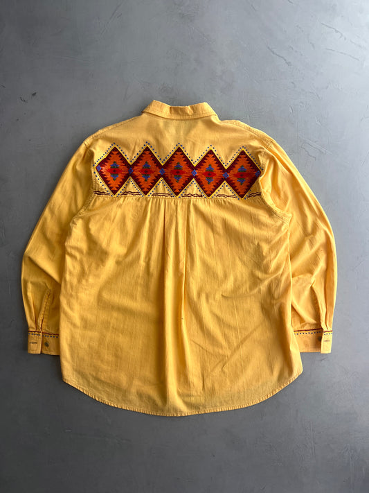 Hand-Painted Western Shirt [M/L]
