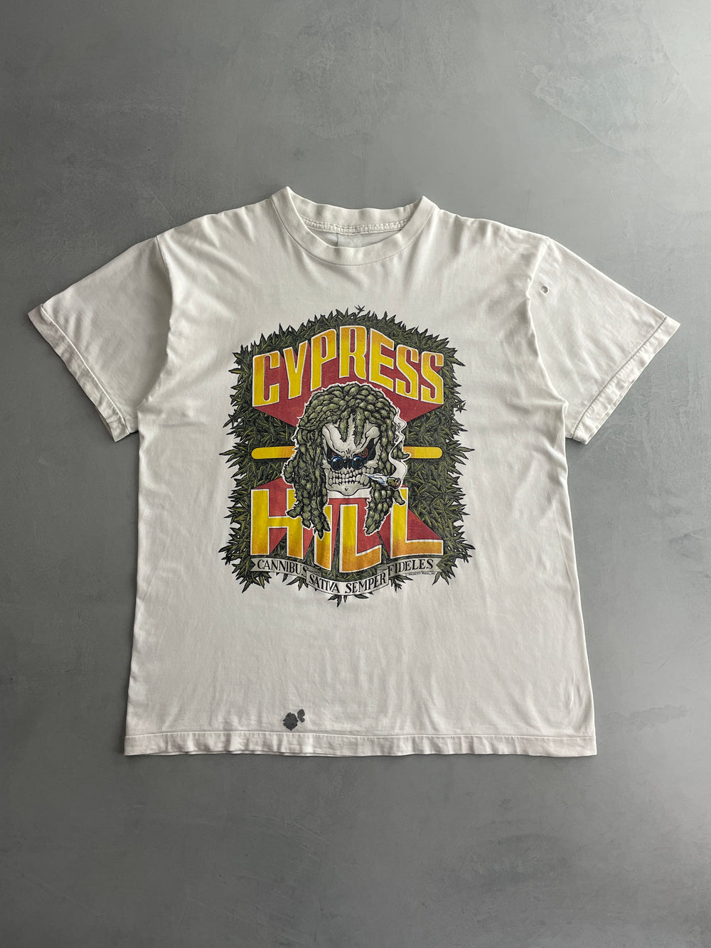 90's Cypress Hill '20 Facts Of Hemp' Tee [XL]