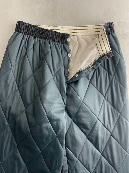 Quilted Thermal Pants [ELASTIC]