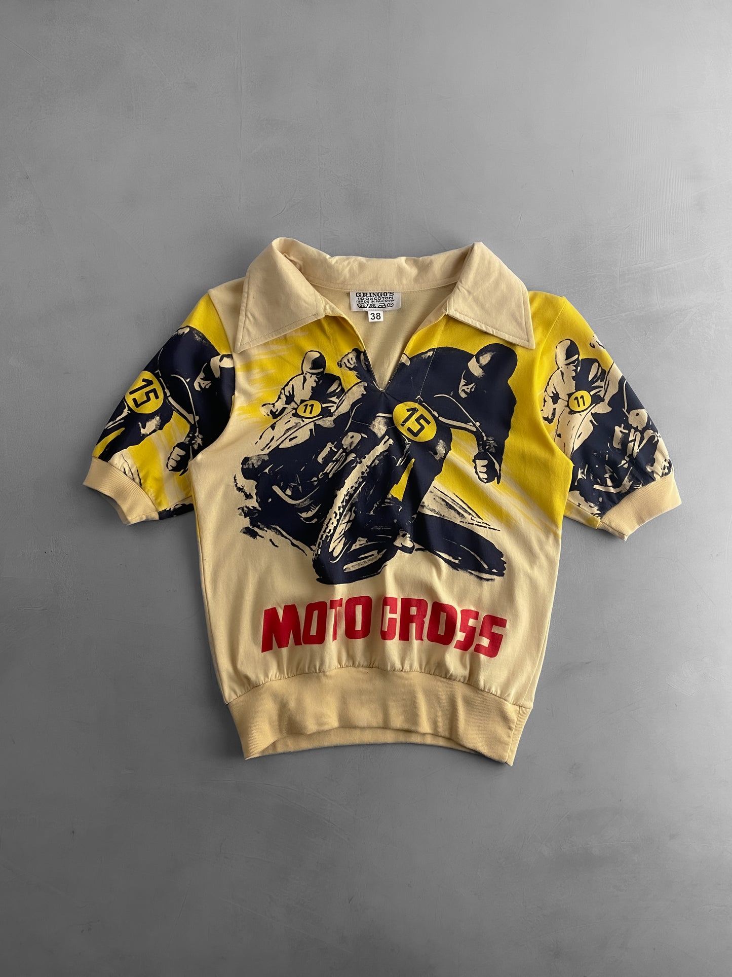 Deadstock 70's Motor-Cross Shirt [S/M]