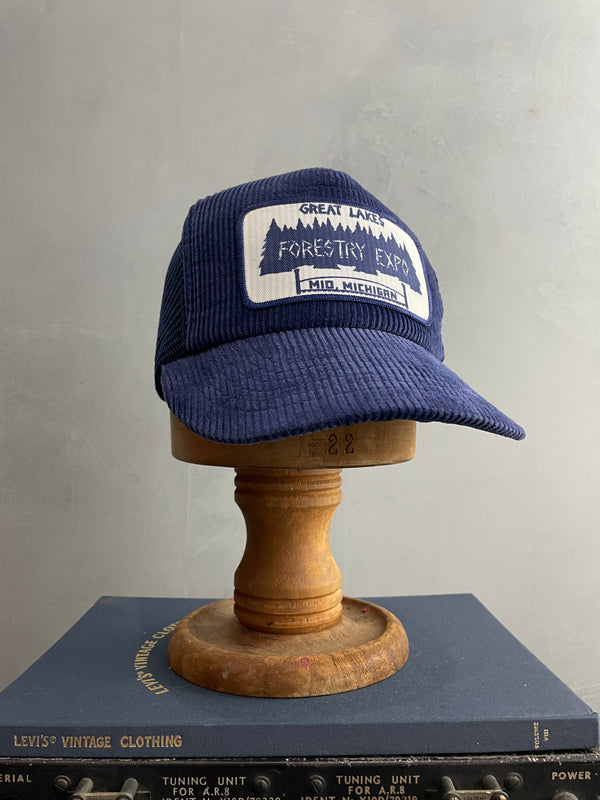 Great Lakes Cord Trucker Cap