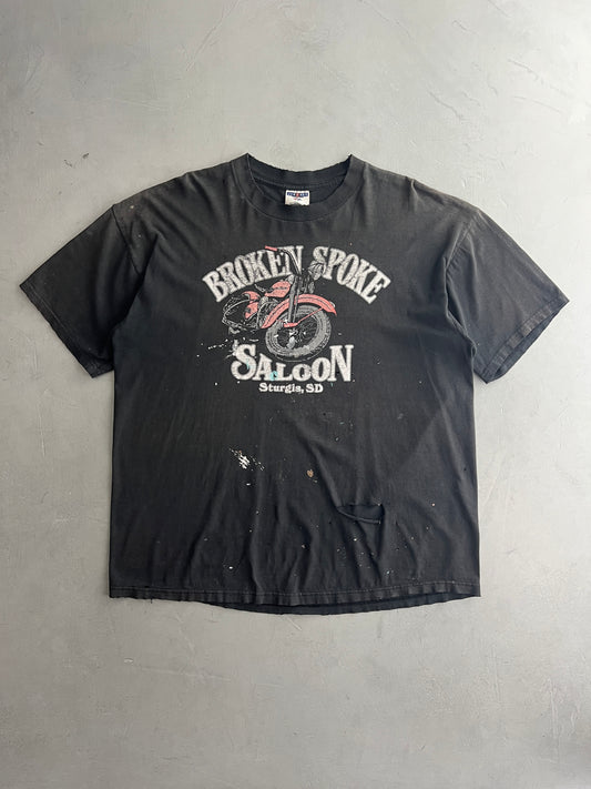 Thrashed Broken Spoke Saloon Tee [XL]