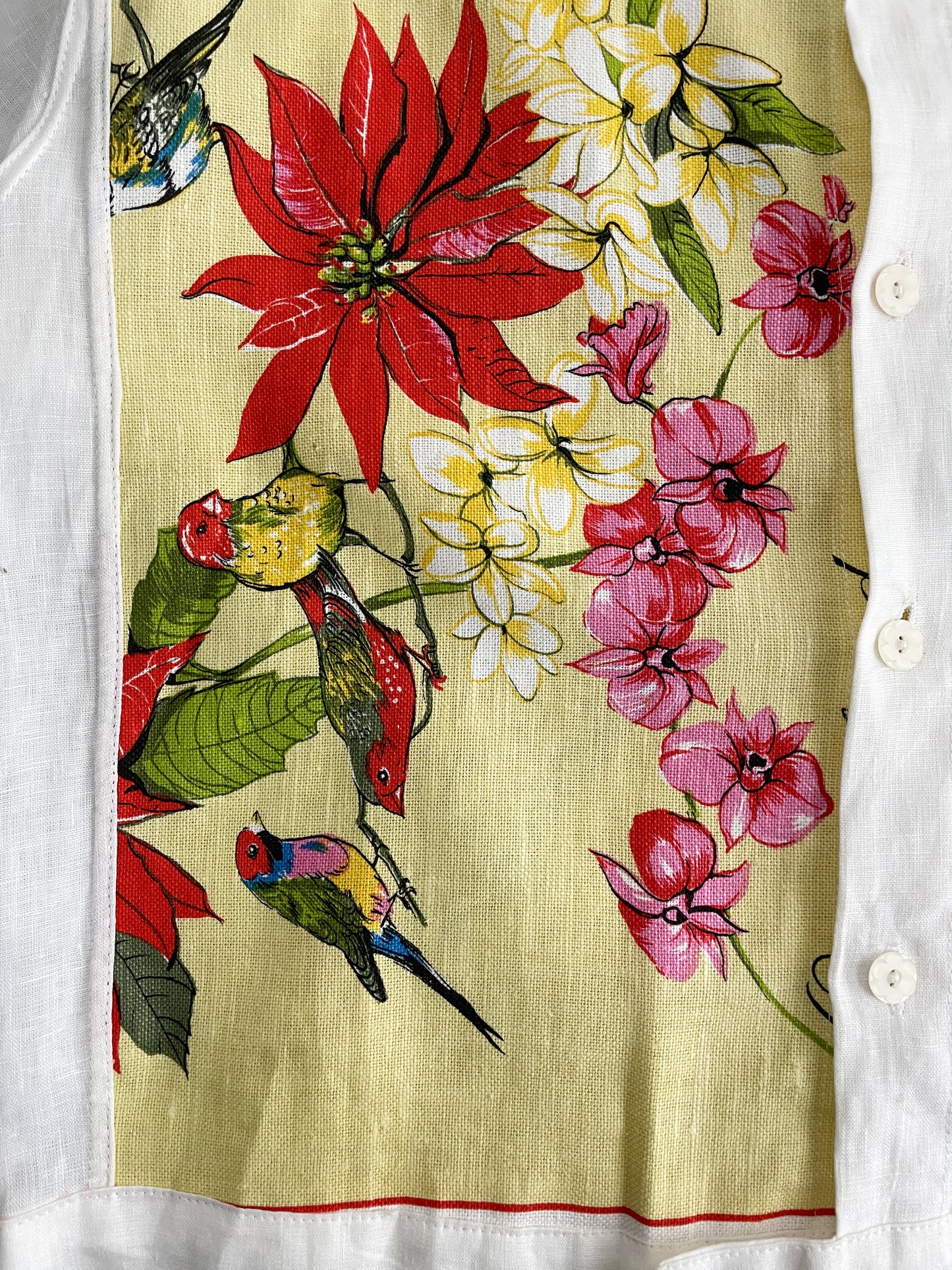 Re-Worked Australiana Table Cloth Shirt [L]