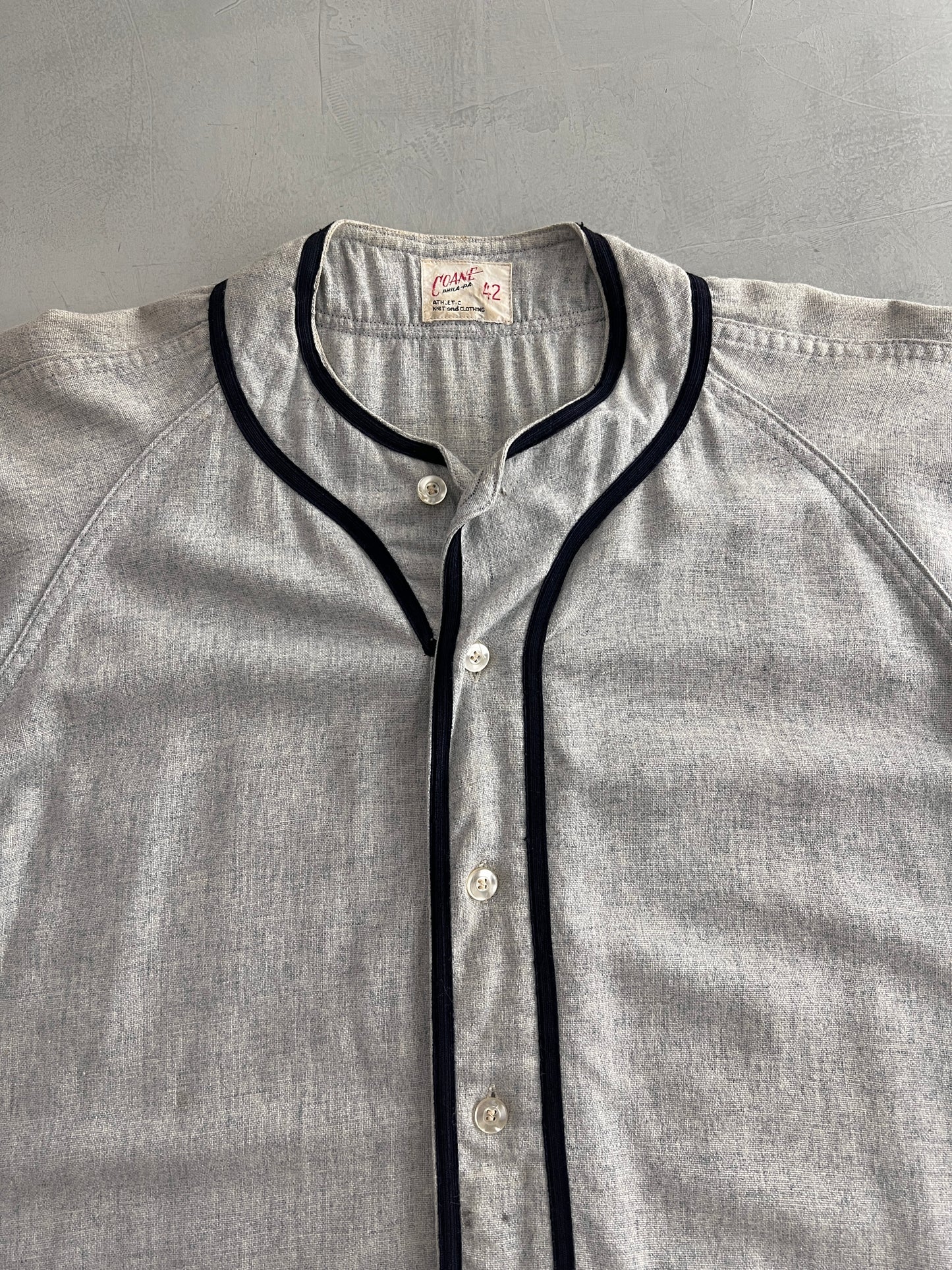 60's Wool Baseball Jersey [L]