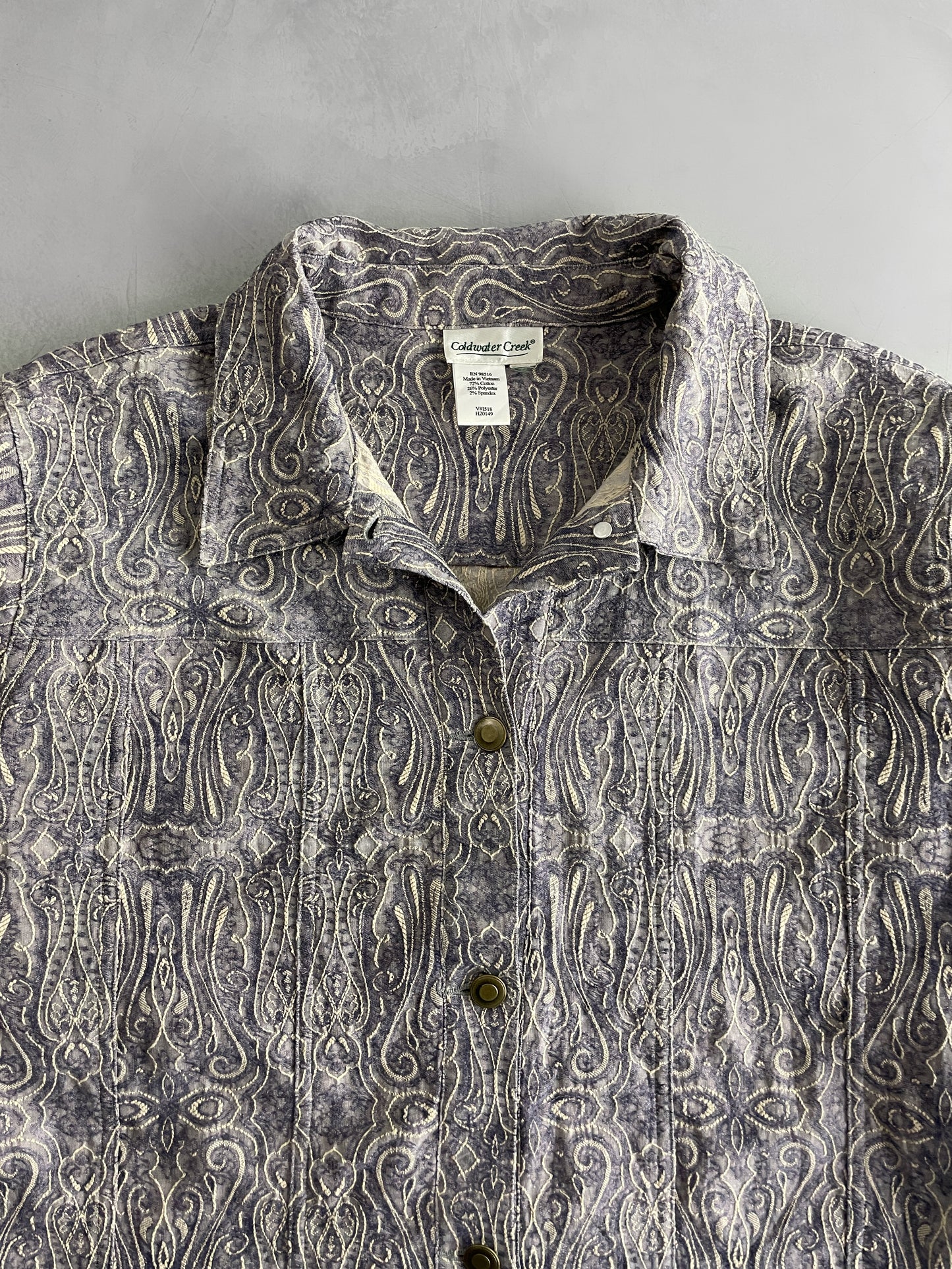 Coldwater Creek Paisley Jacket [L]