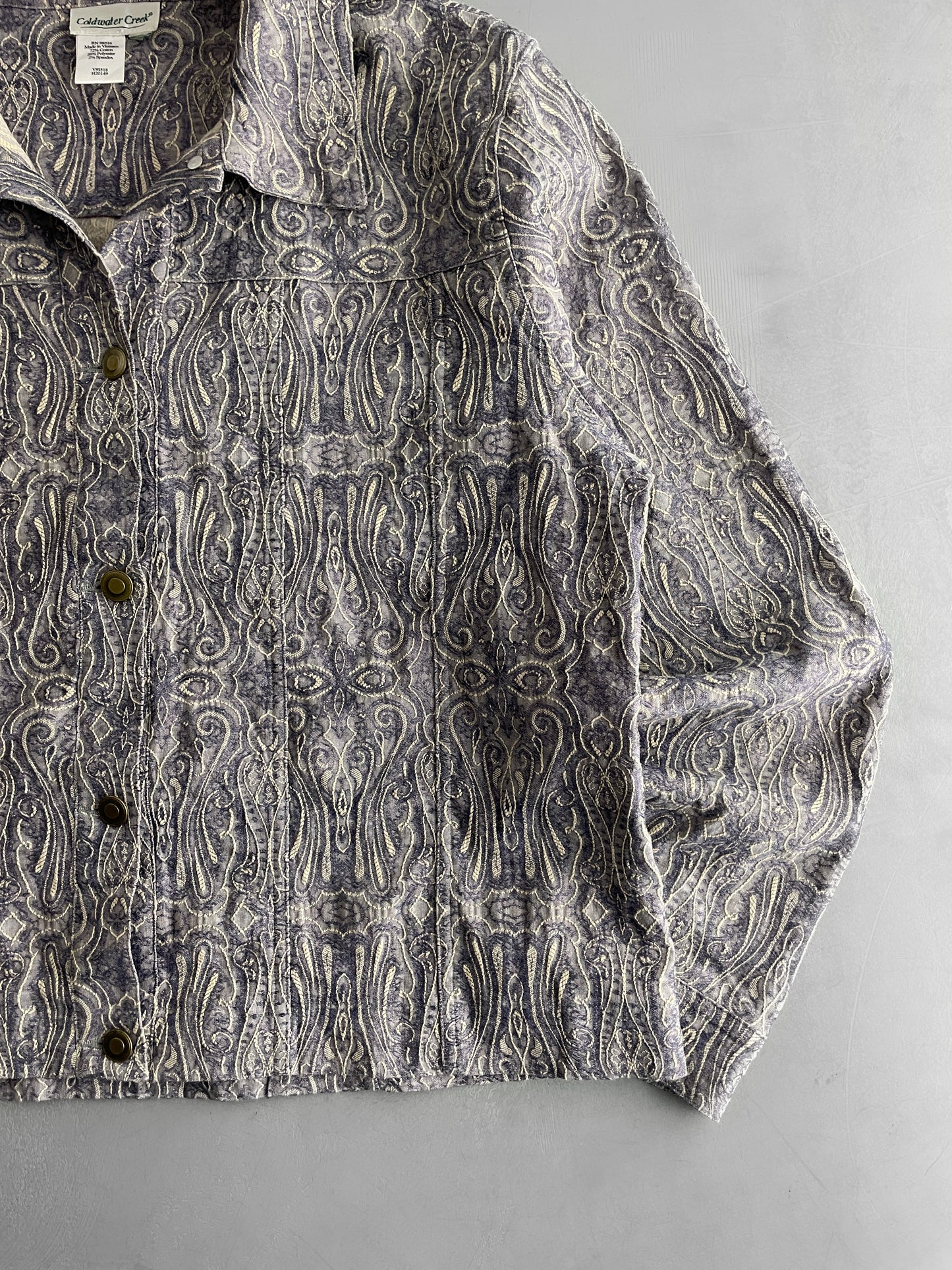 Coldwater Creek Paisley Jacket [L]