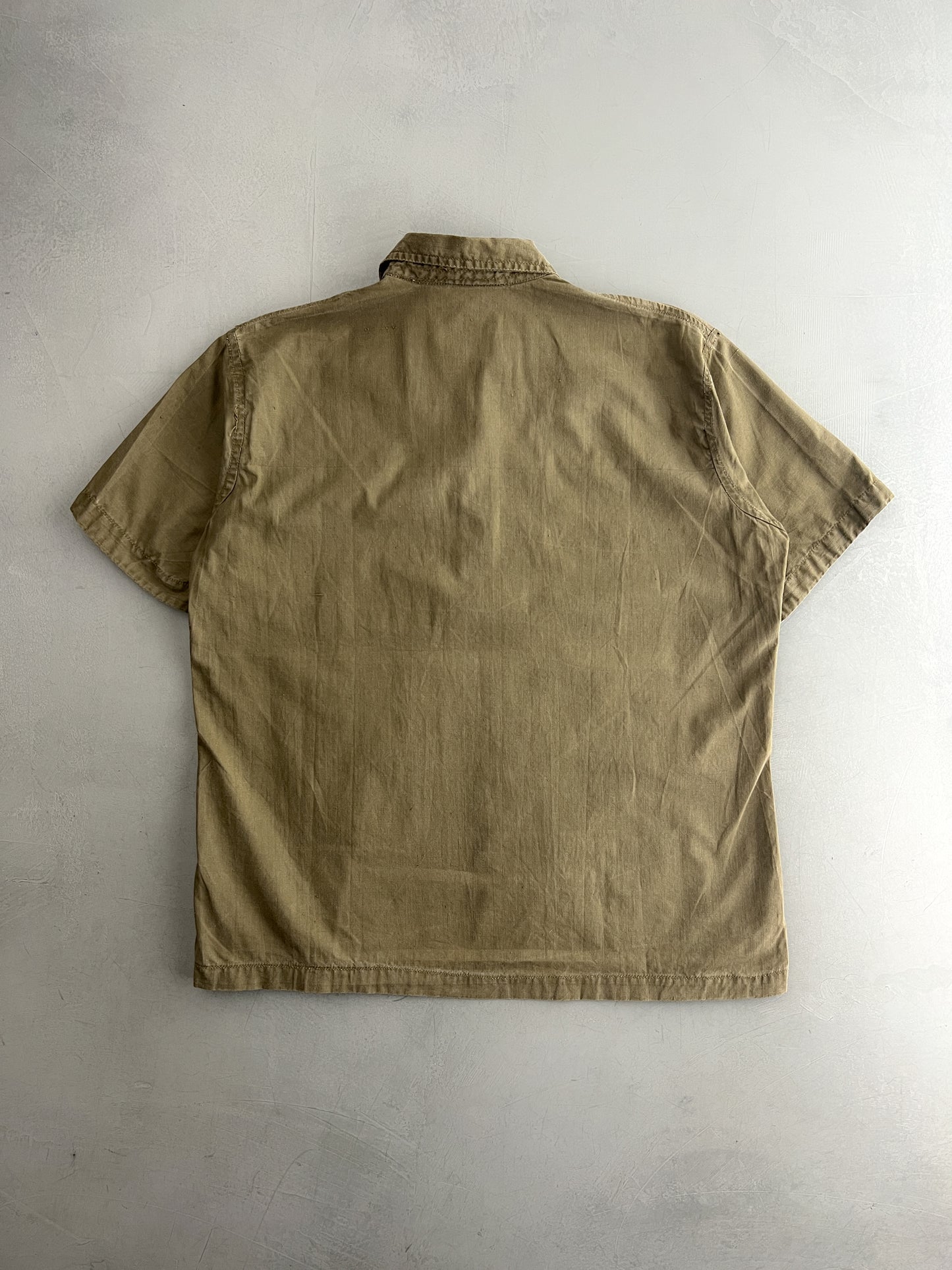 50's French Cotton Pullover [S]