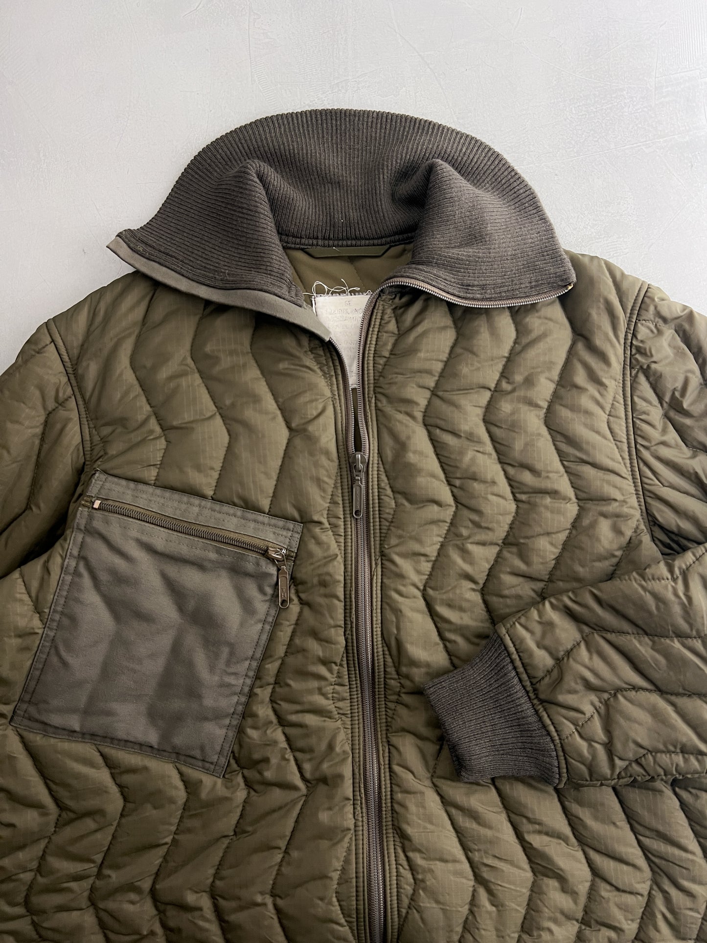 Eastern European Quilted Military Jacket [M/L]