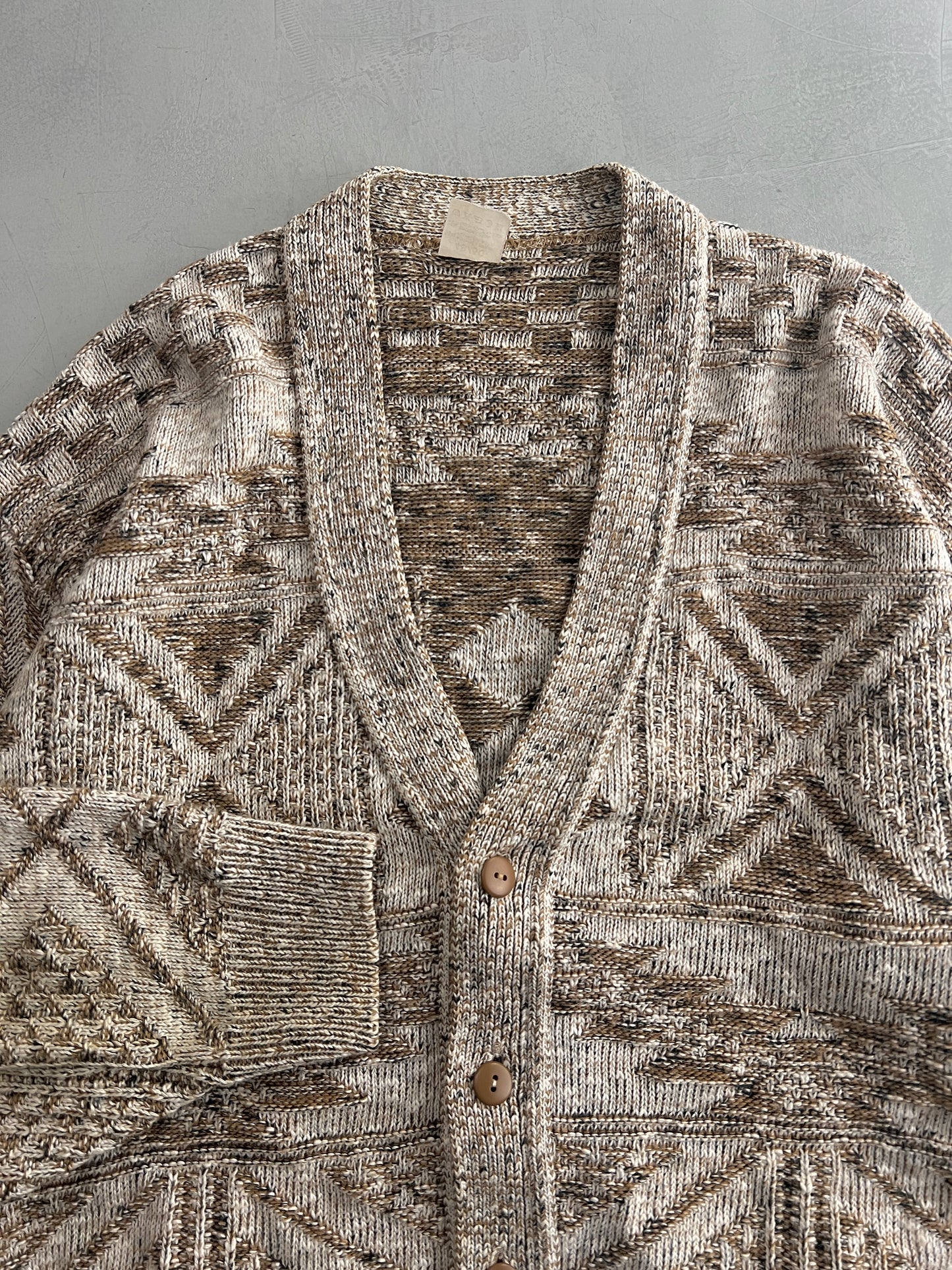 90's Knitted Cardigan [L]