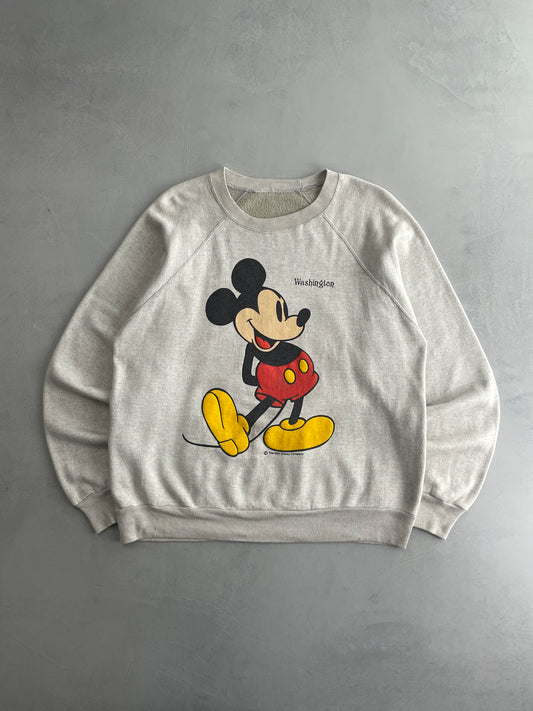 80's Mickey Mouse Sweatshirt [L]