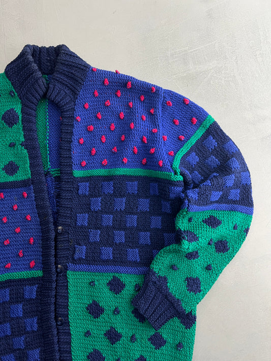 Hand-Knitted Wool Cardigan [M/L]