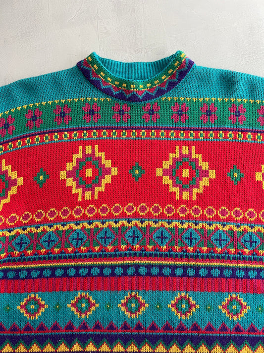 'Honey' Multi-Coloured Sweater [L/XL]