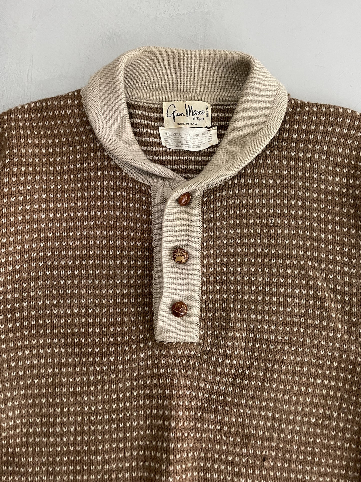 1970's Gianmarco Italian Sweater [M]