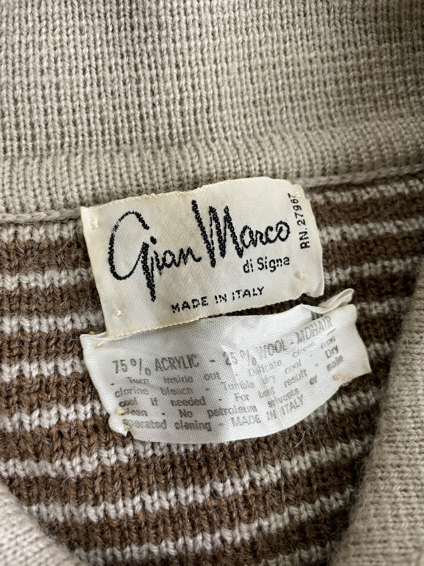 1970's Gianmarco Italian Sweater [M]