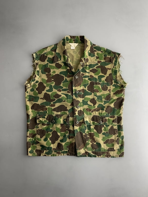 Duck Camo Cut-Off Vest [XL]