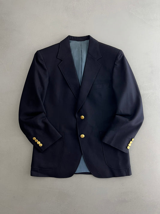 Vintage Lanvin Navy Wool Blazer [M]