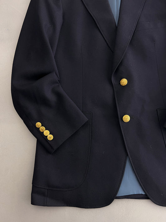 Vintage Lanvin Navy Wool Blazer [M]