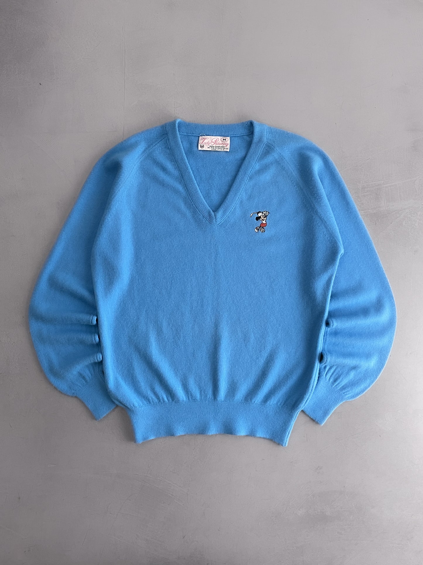 1960's Mickey Mouse Golf Sweater [M]