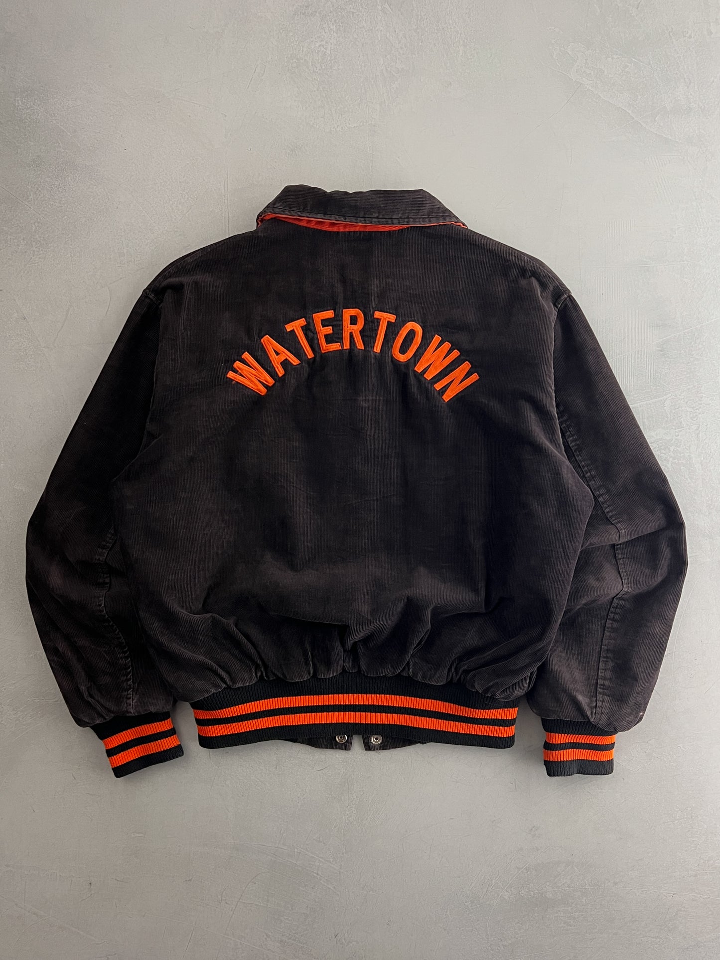 70's Watertown Indians Baseball Jacket [L]