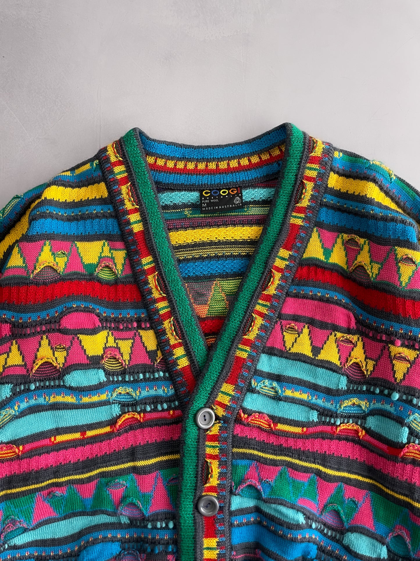 90’s COOGI 3D Knit Cardigan [M/L]