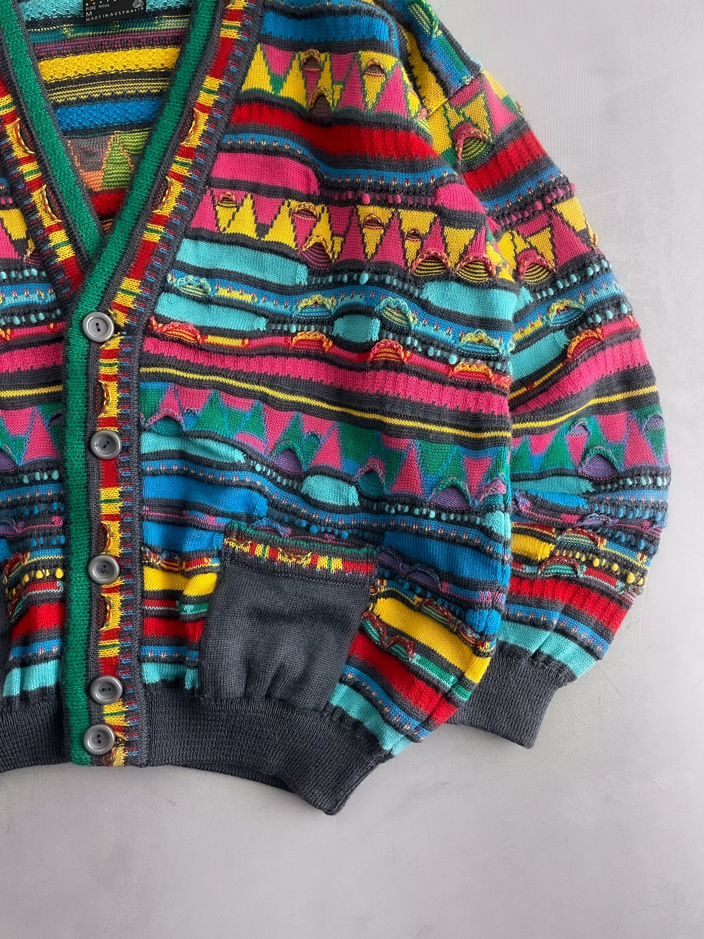 90’s COOGI 3D Knit Cardigan [M/L]