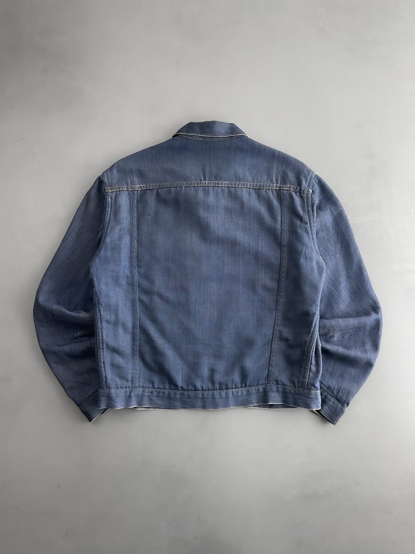 Sun-Faded Ranch Craft Denim Jacket  [M]