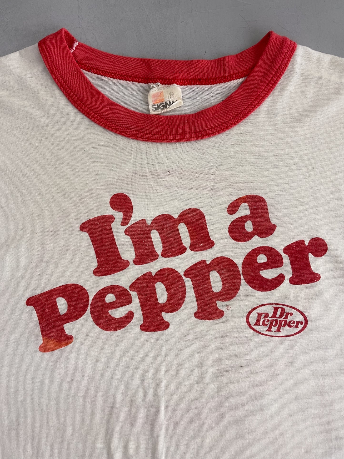 'I'm A Pepper' Dr Pepper Ringer [L]