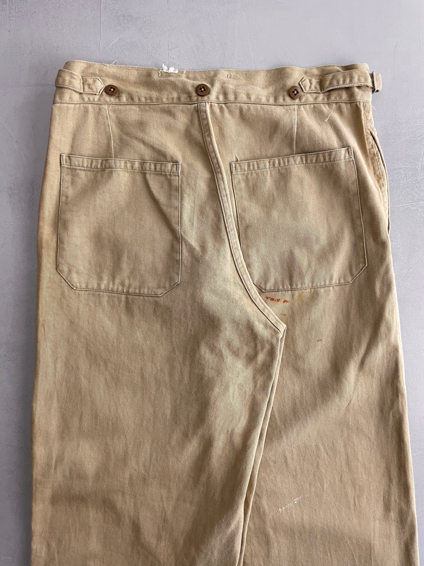 50's Aus Military Press Stud Pants [32"]