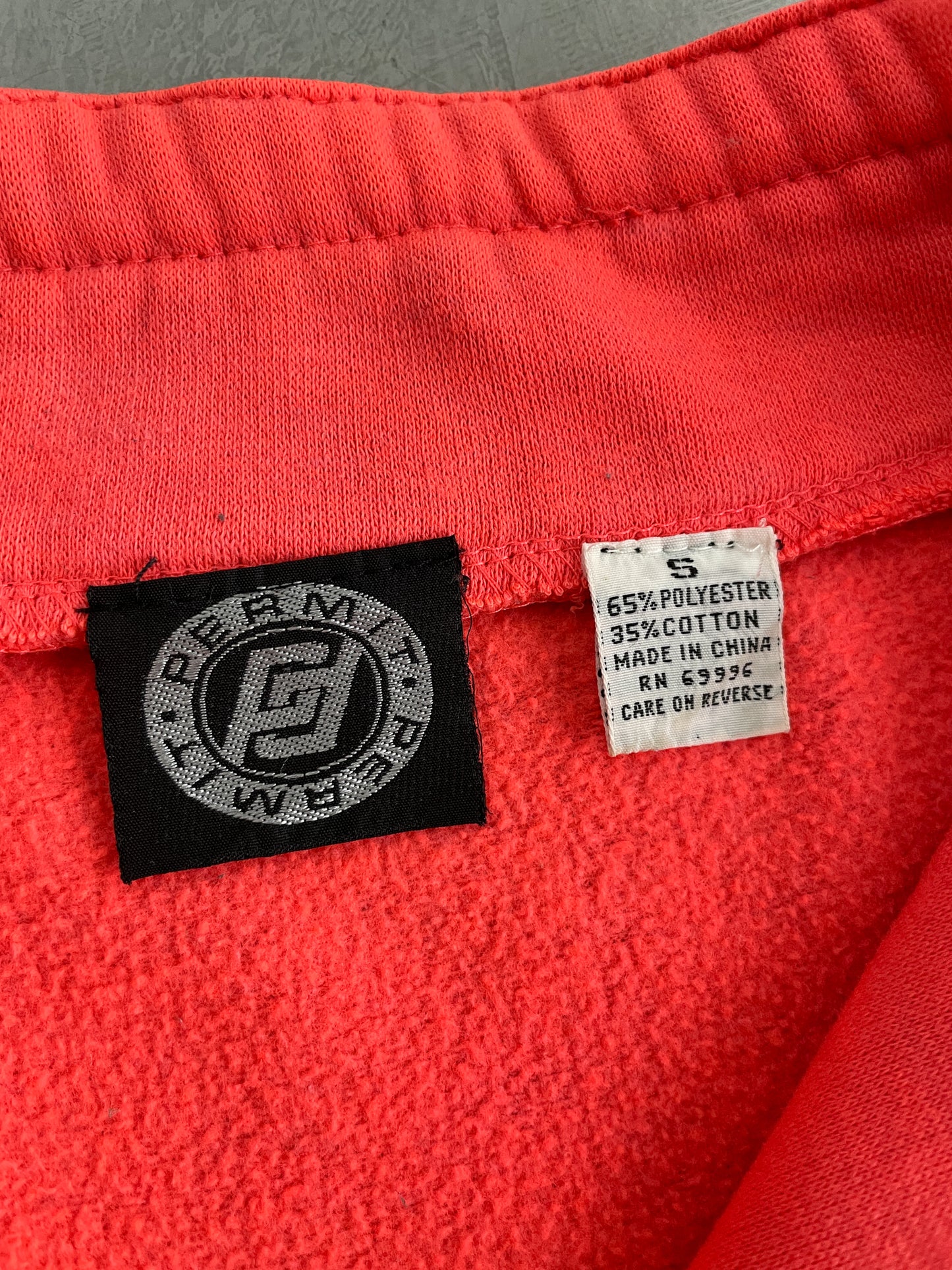 1990's 1/4 Zip Sweatshirt [S]