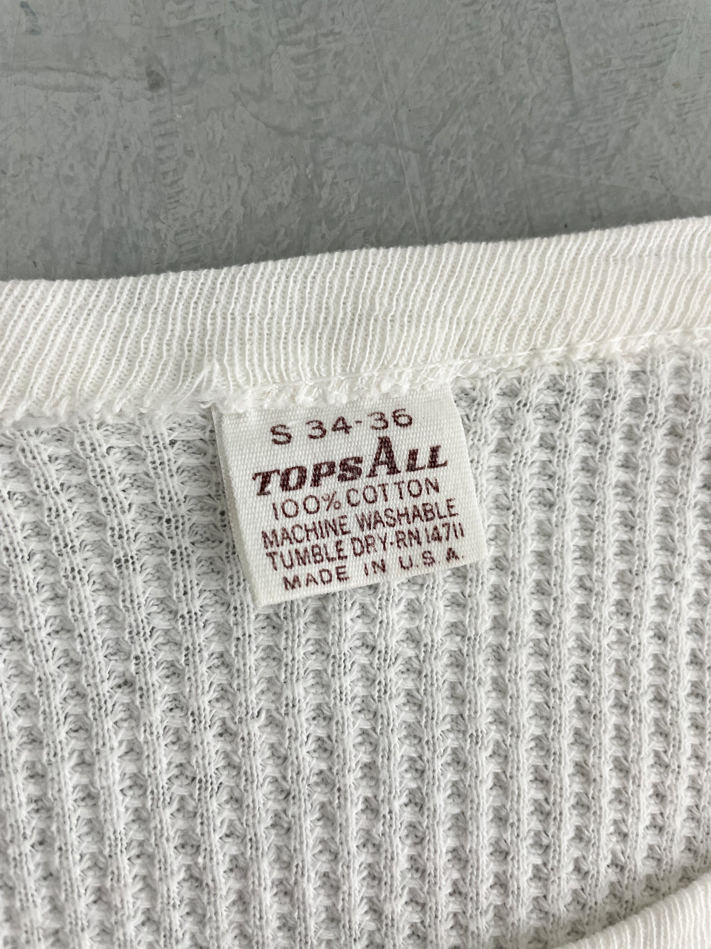 Tops All Waffle Knit [XS/S]