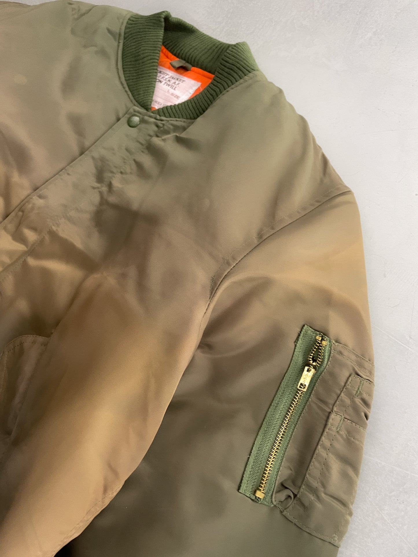 Sun-Faded MA-1 Flight Jacket [L]