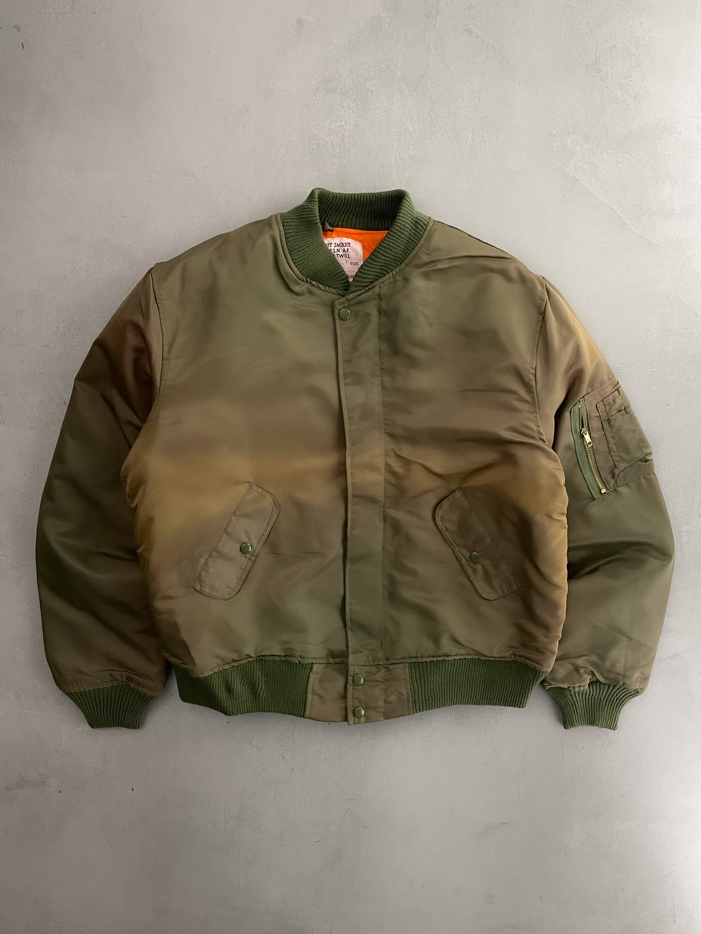 Sun-Faded MA-1 Flight Jacket [L]