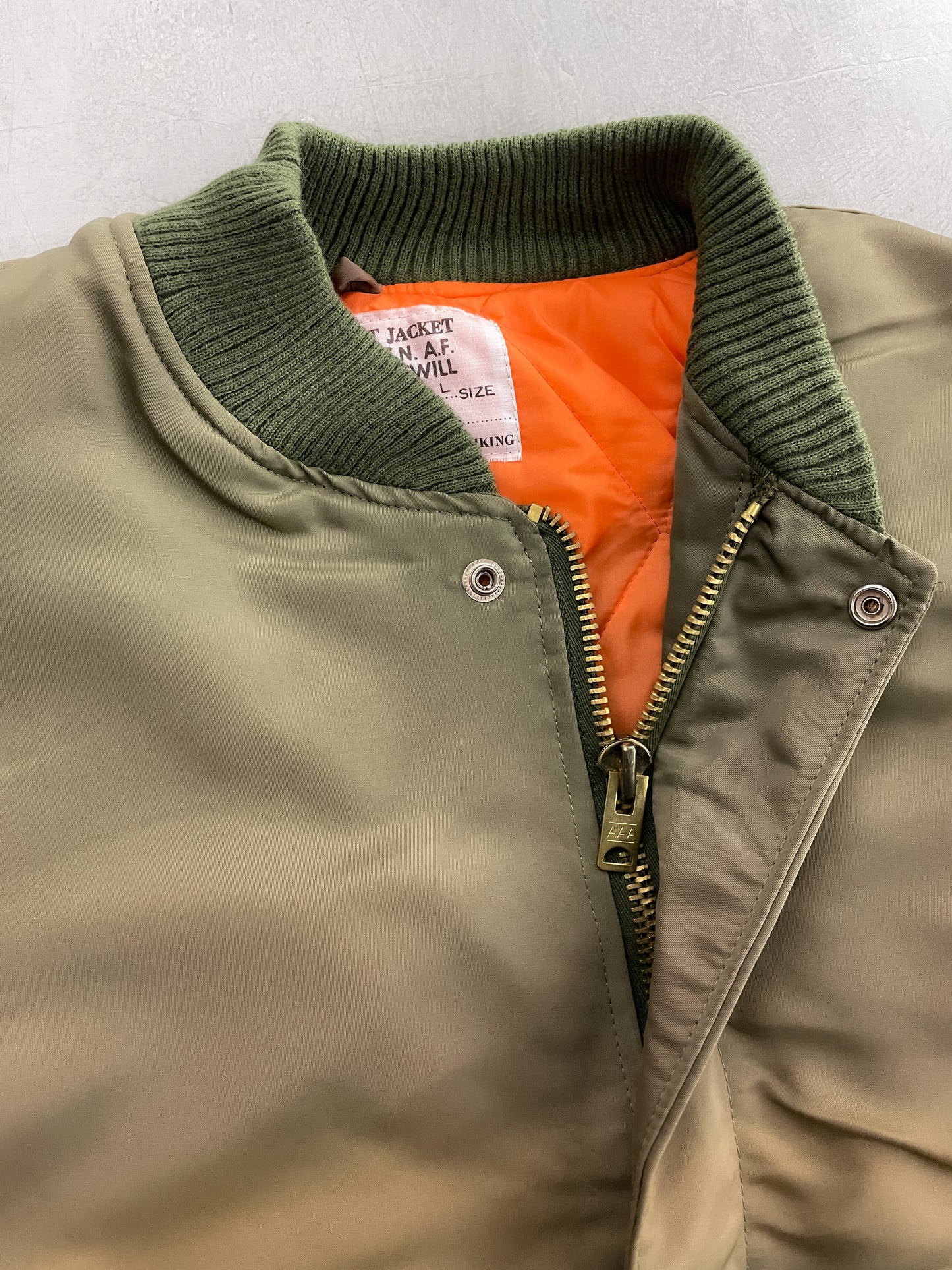 Sun-Faded MA-1 Flight Jacket [L]