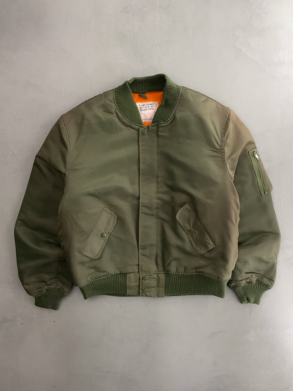Sun-Faded MA-1 Flight Jacket [M]