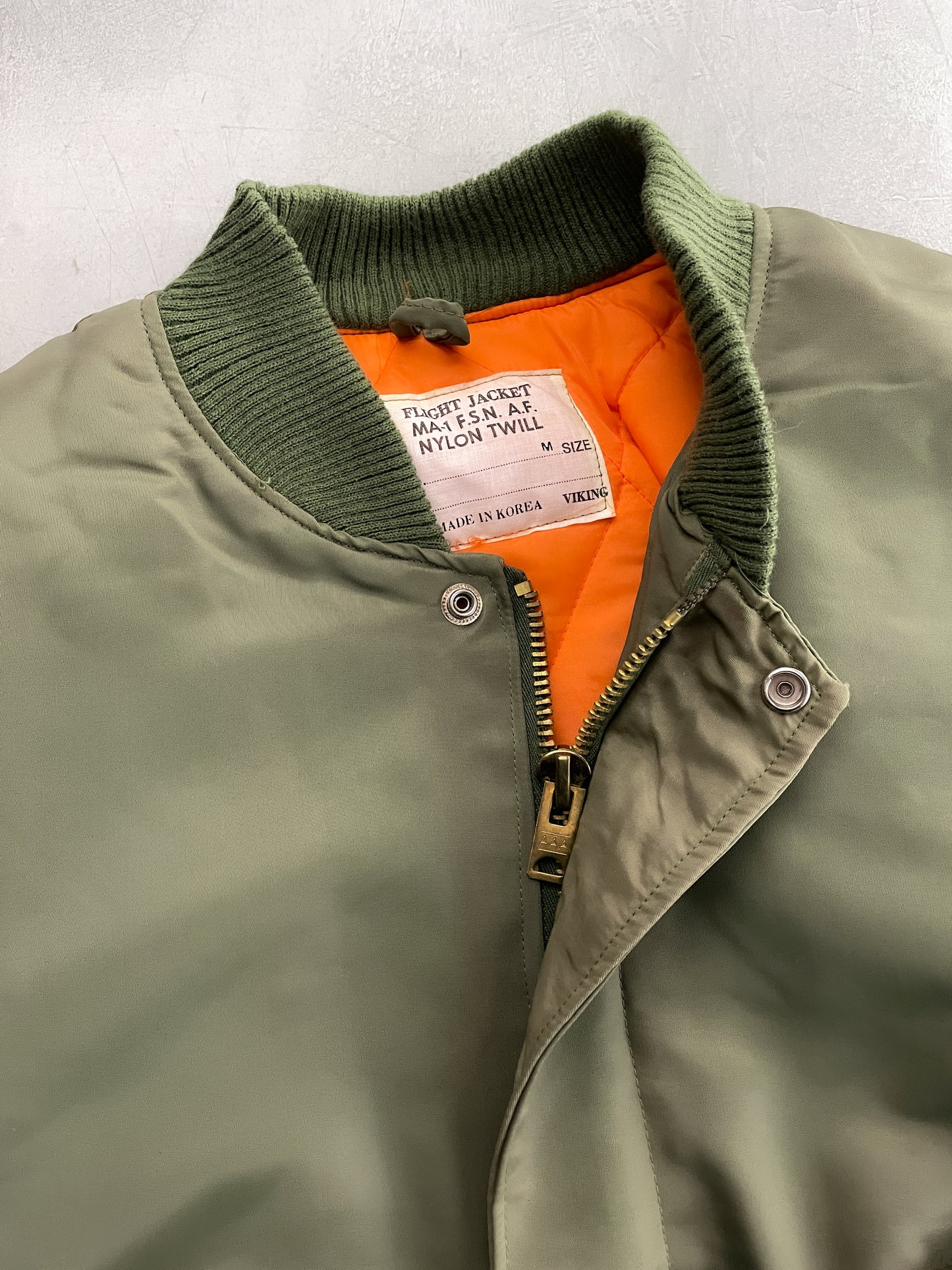 Sun-Faded MA-1 Flight Jacket [M]