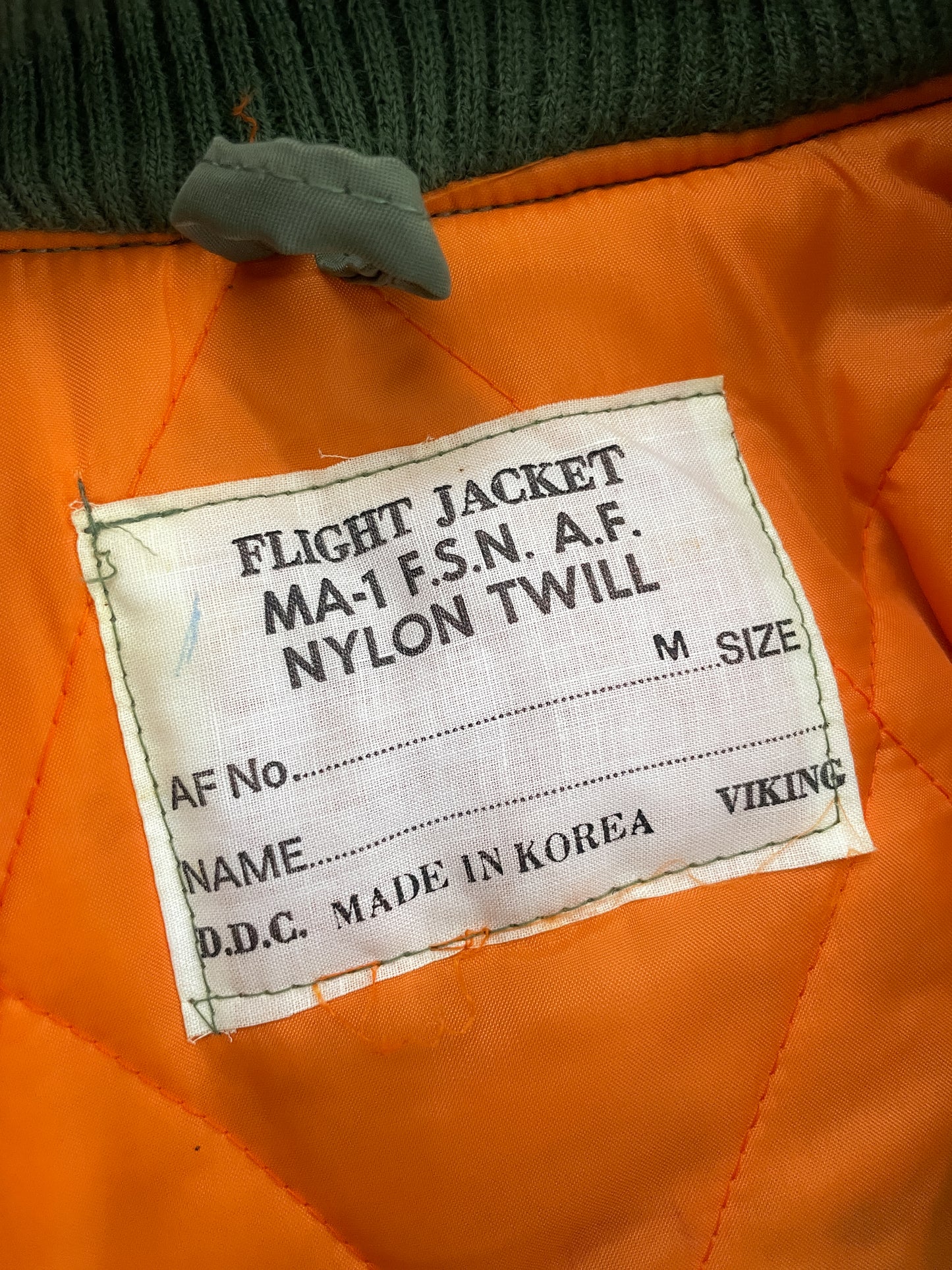 Sun-Faded MA-1 Flight Jacket [M]