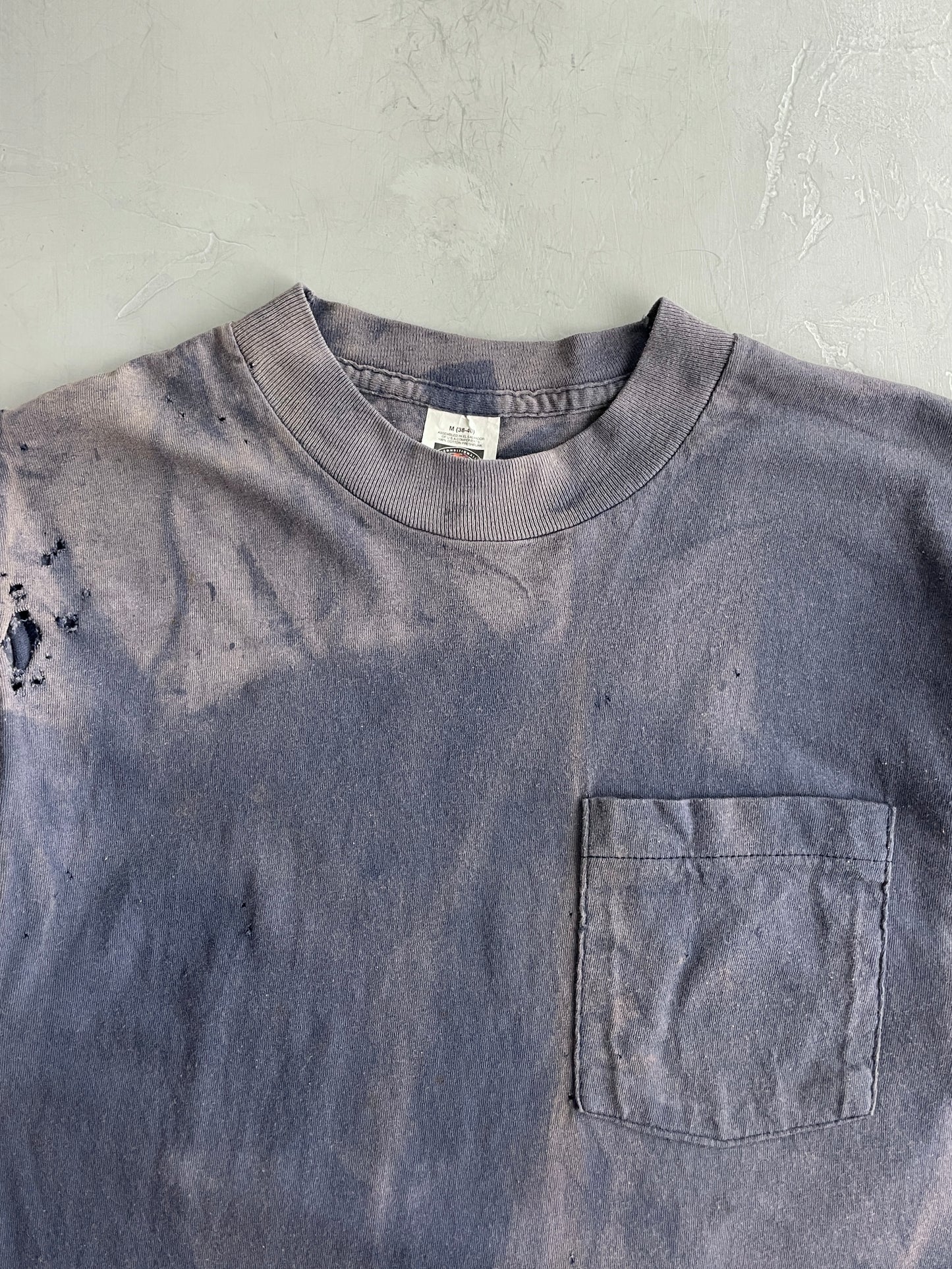 Thrashed Pocket Tee [L]